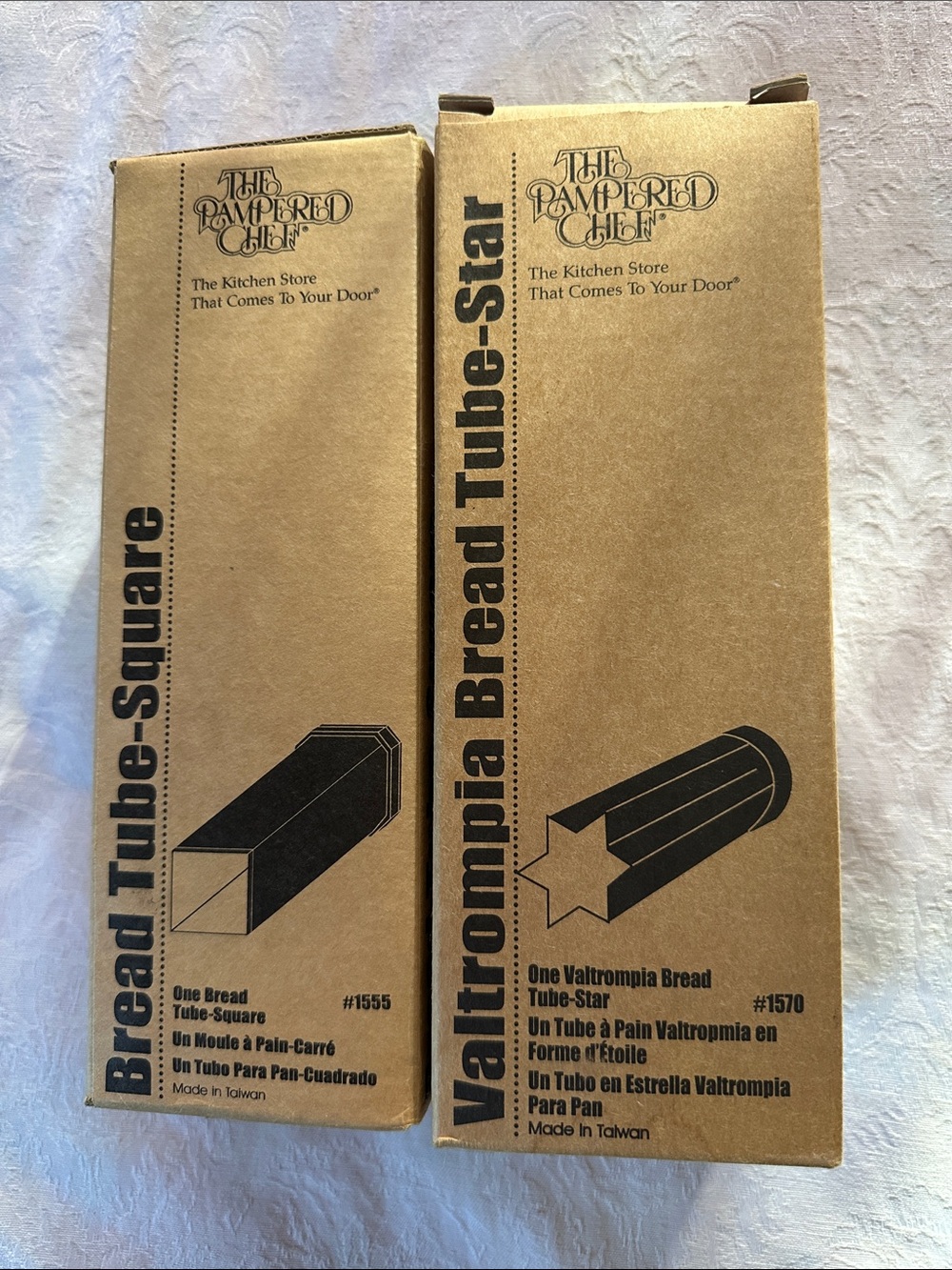 The Pampered Chef 2 Valtrompia Bread Tubes